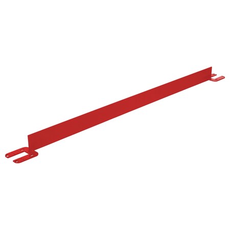 TOEBOARD FOR PIPE SAFETY RAILING 84 INCHES RED